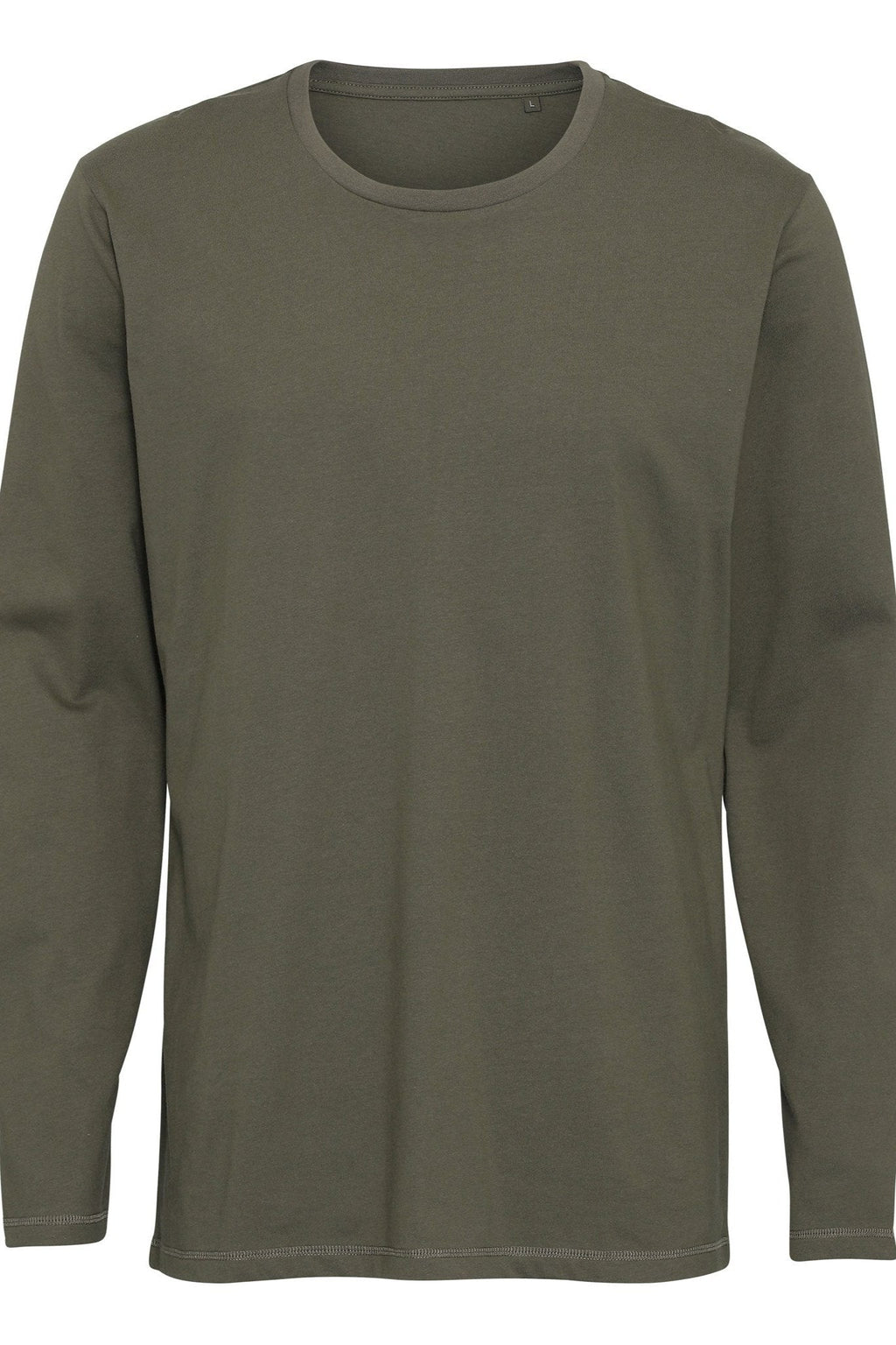 Basic Langærmet T-shirt - Armygrøn