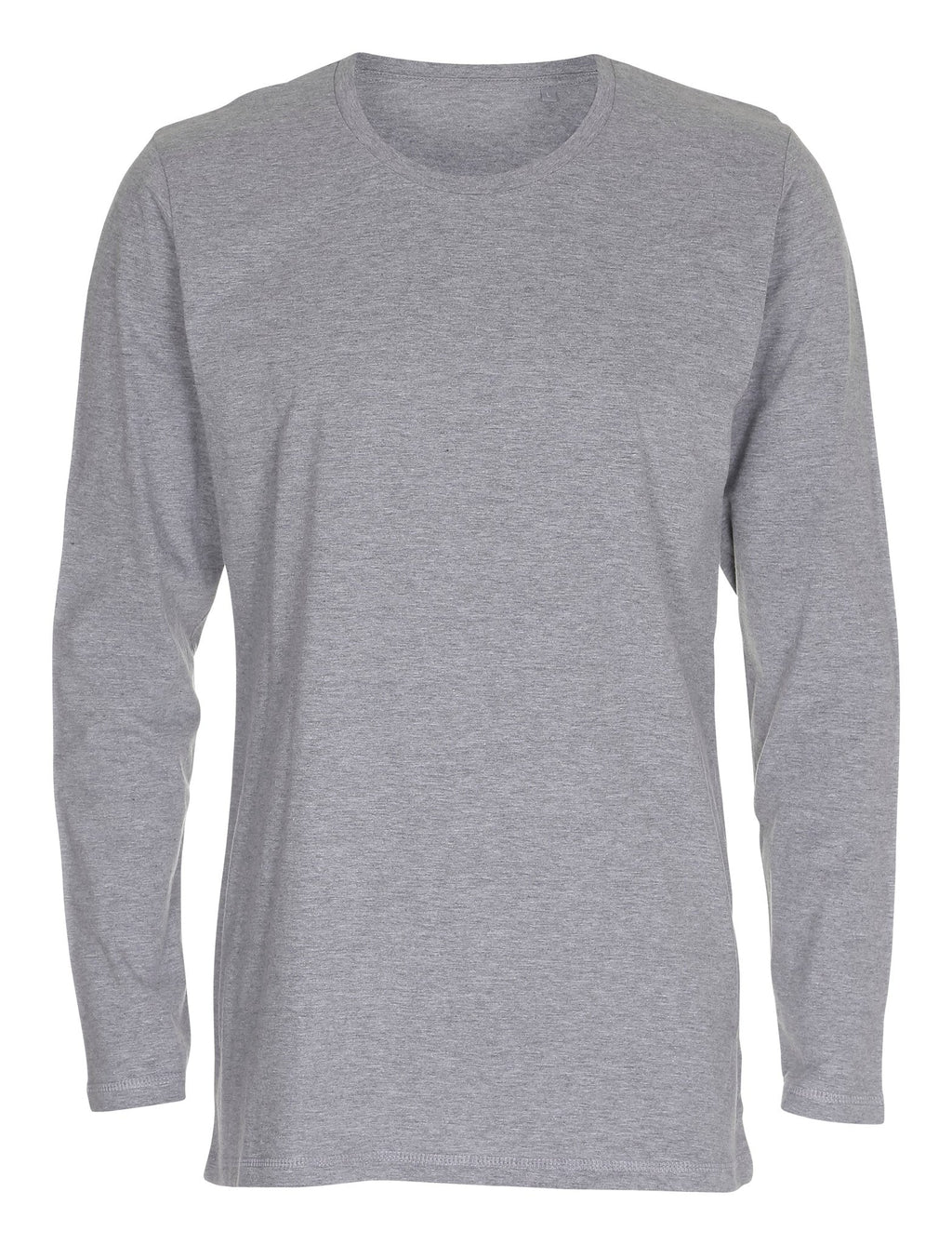 Basic Langærmet T-shirt - Grå