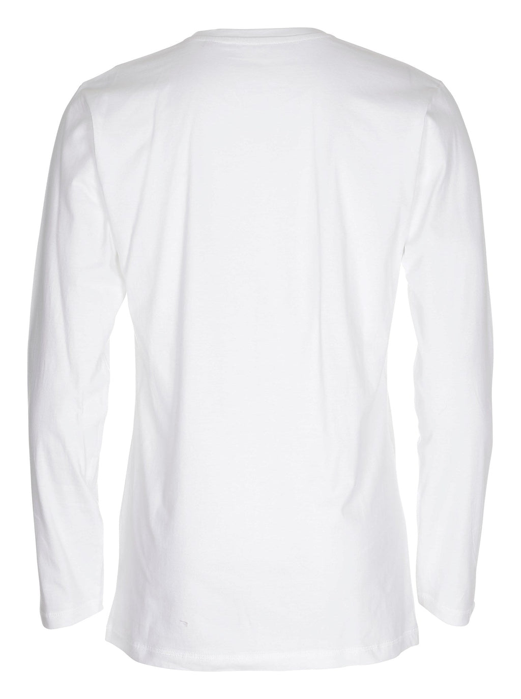 Basic Langærmet T-shirt - Hvid