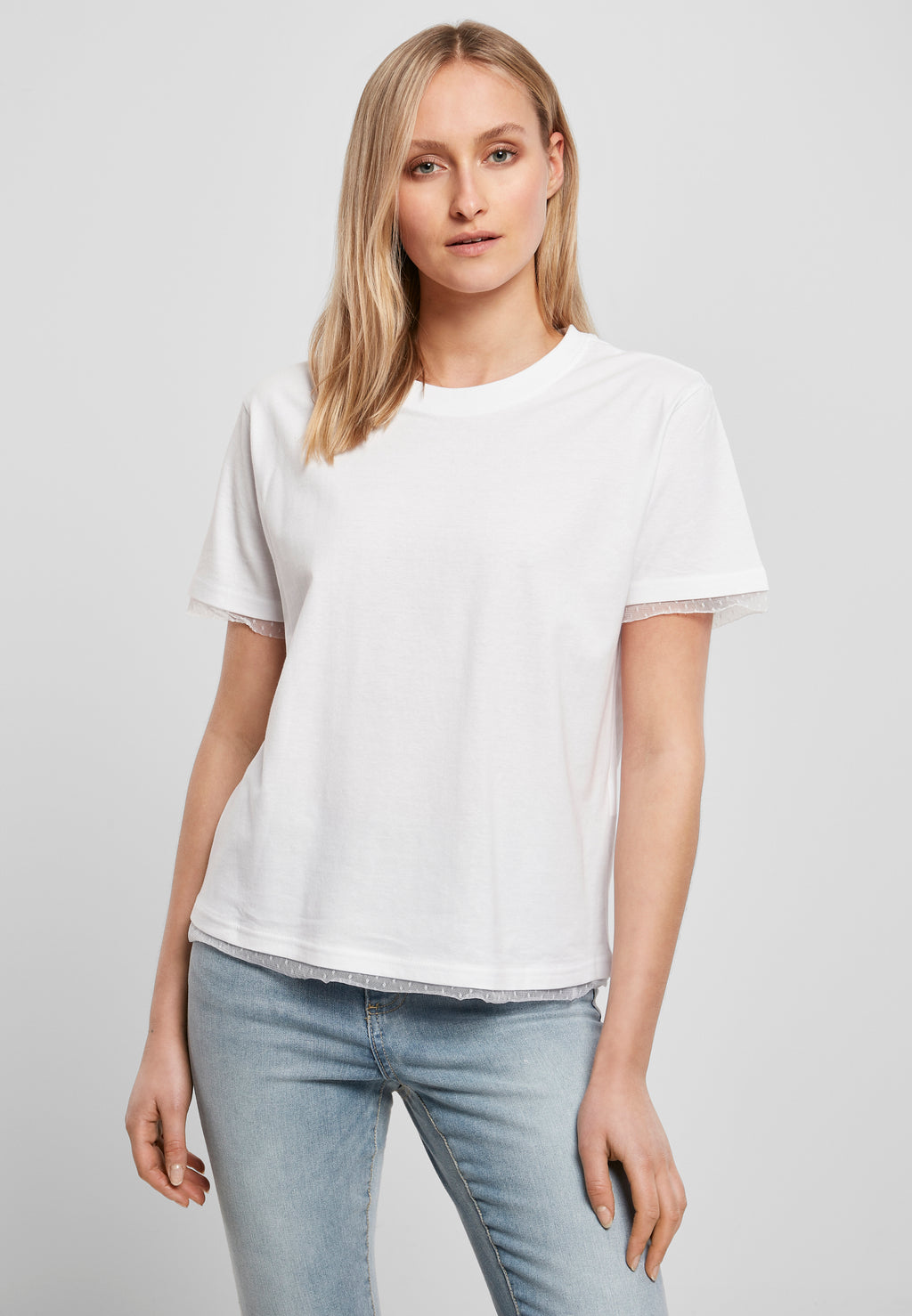 Ladies Laces Tee - White