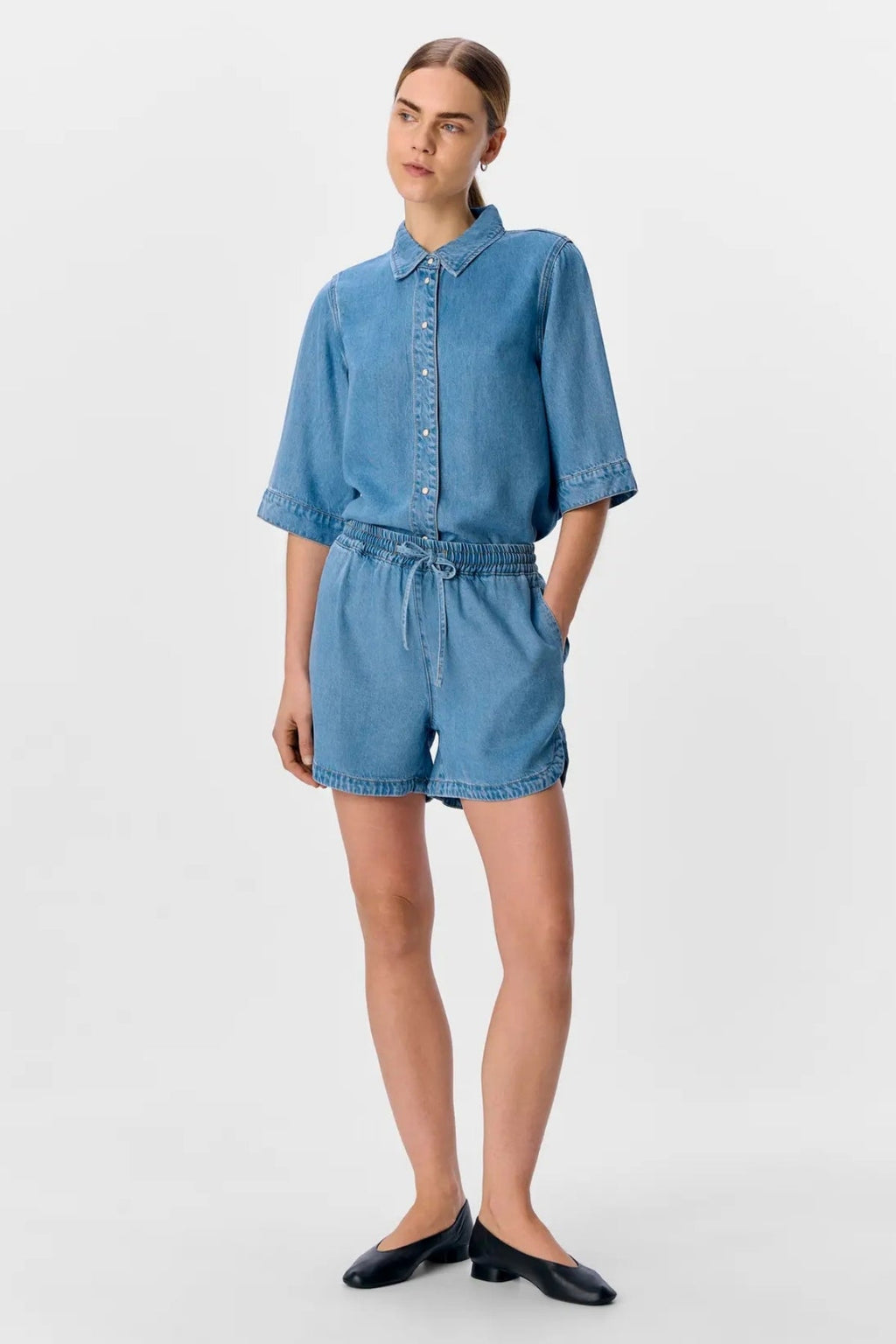 Frame Shorts - Lyseblå Denim