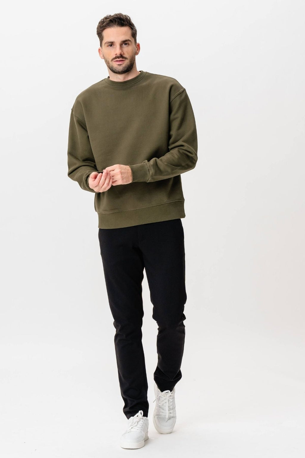 Heavy Crewneck - Army
