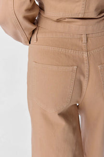 Avery Bermuda Jeans - Sandfarvet