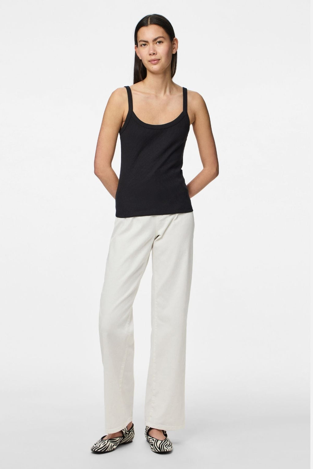 May Strop Top - Sort