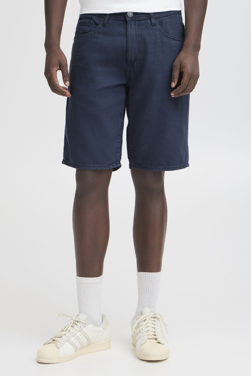 Philip Denim Shorts - Marineblå