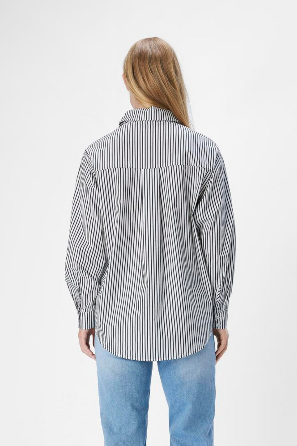 Tutta LO L/S Skjorte - Sort/Hvid