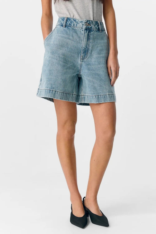 Jen Shorts - Mellemblå Denim