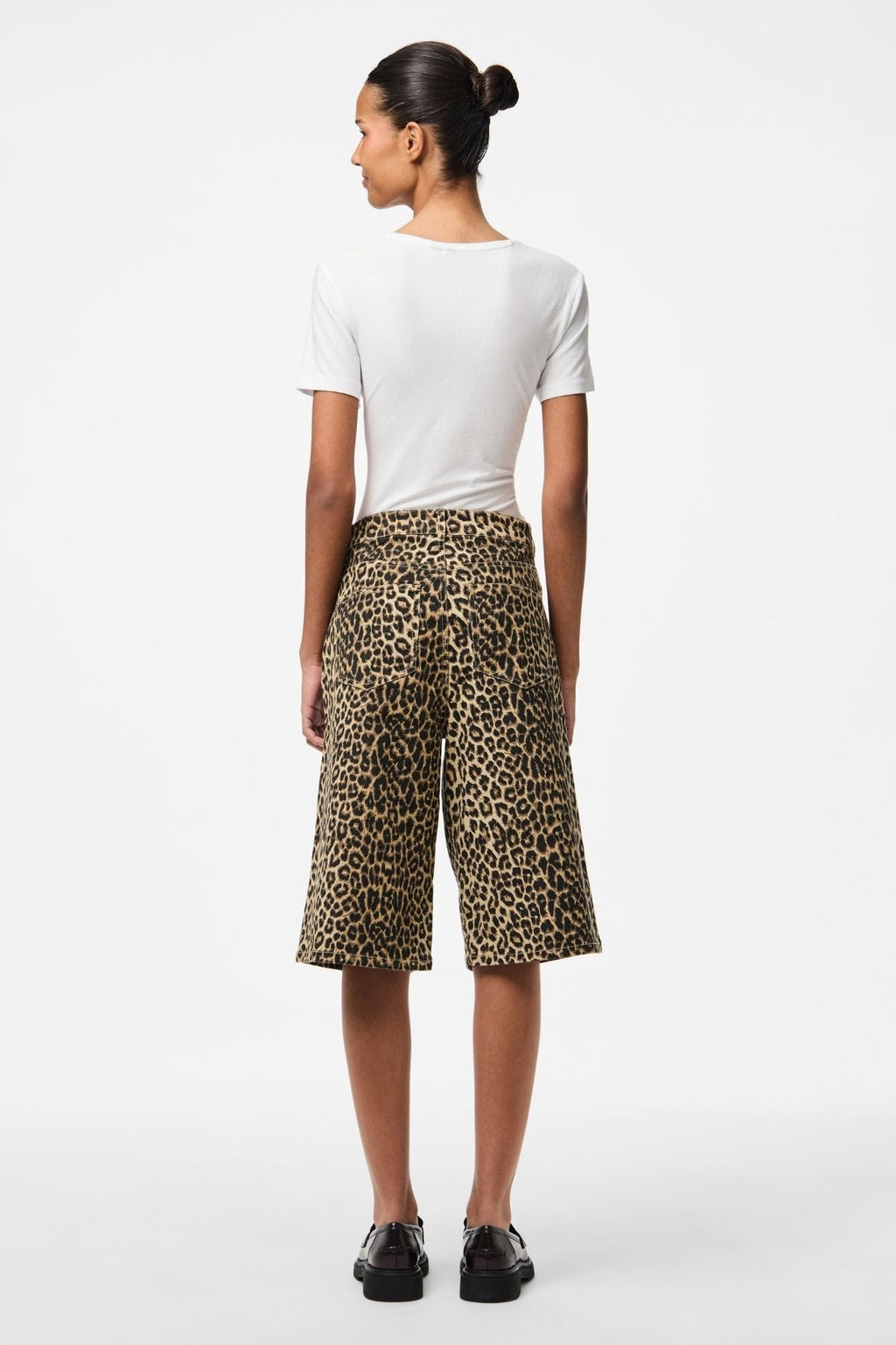 Salume Brede Denimshorts - Hvid Peber Leo
