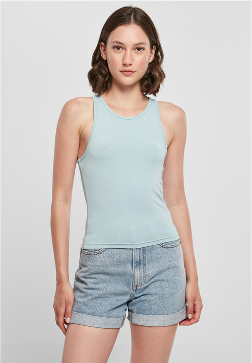 Ladies Racer Back Top - Ocean Blue