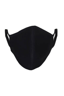10 stk. Stofmaske med 3 lag - Sort (økologisk bomuld)