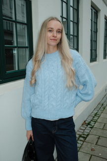Emma Knit - Lyseblå