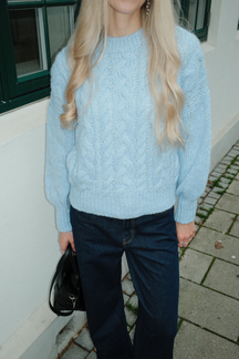 Emma Knit - Lyseblå