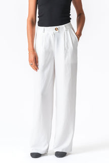 Emma Pants Loose - Hvid
