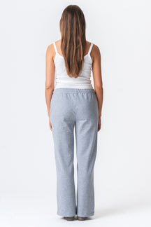 Sweatpants Wide - Grå Melange