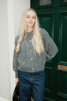 Botton Knit - Mellemgrå