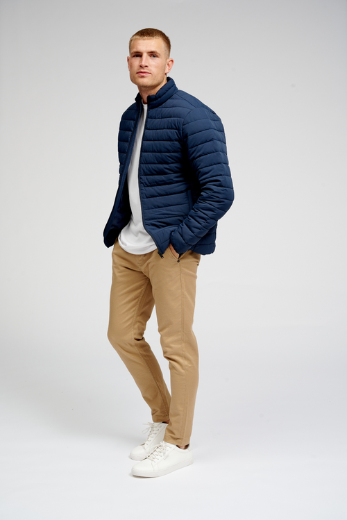Basic Let Pufferjakke - Navy Blazer