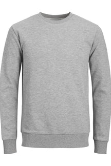 Basic Crewneck Sweat - Lysegrå Melange