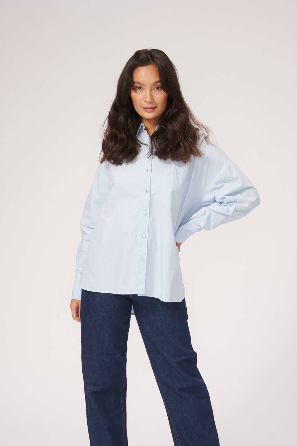Relaxed Shirt - Lyseblå