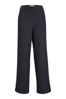 Klassiske Habitbukser - Navy Pinstripe