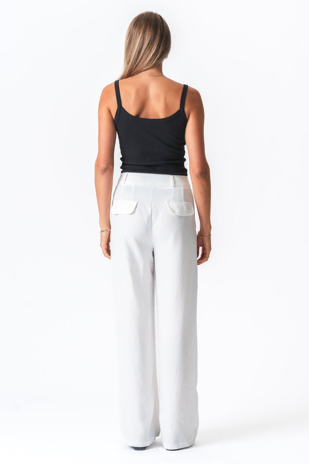Emma Pants Loose - Hvid