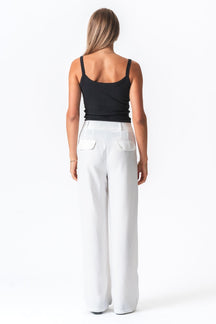 Emma Pants Loose - Hvid