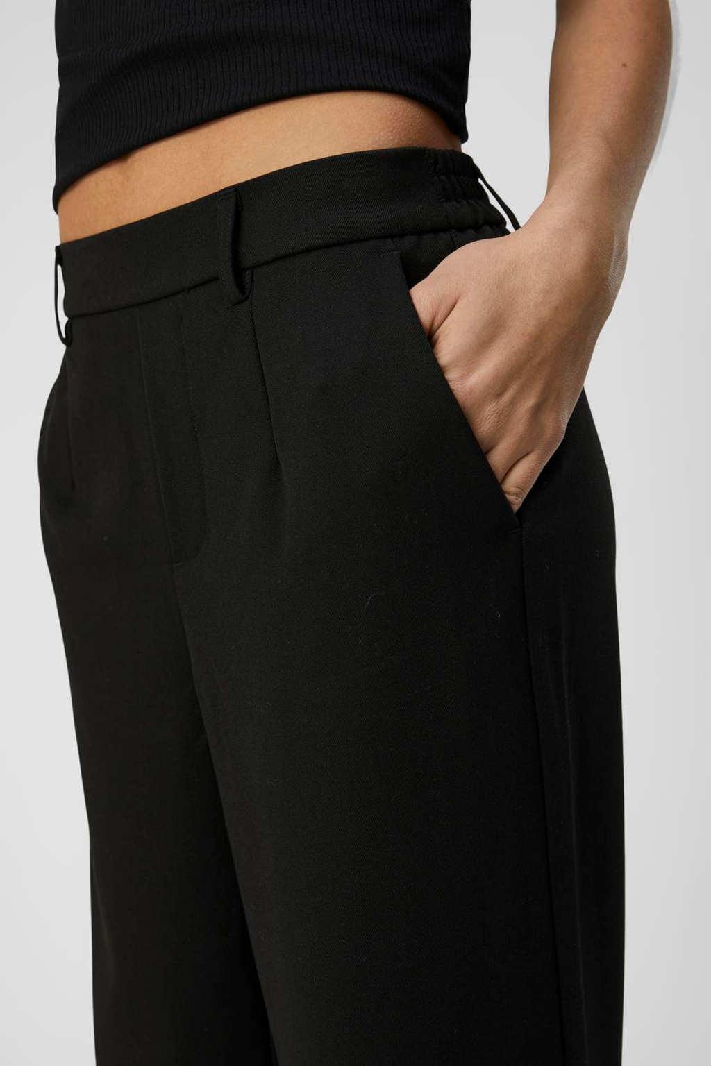 Lisa Wide Pant - Sort