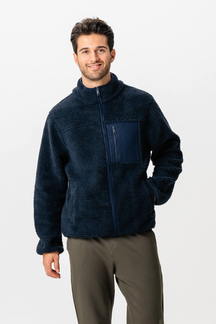Fleece Jakke - Navy