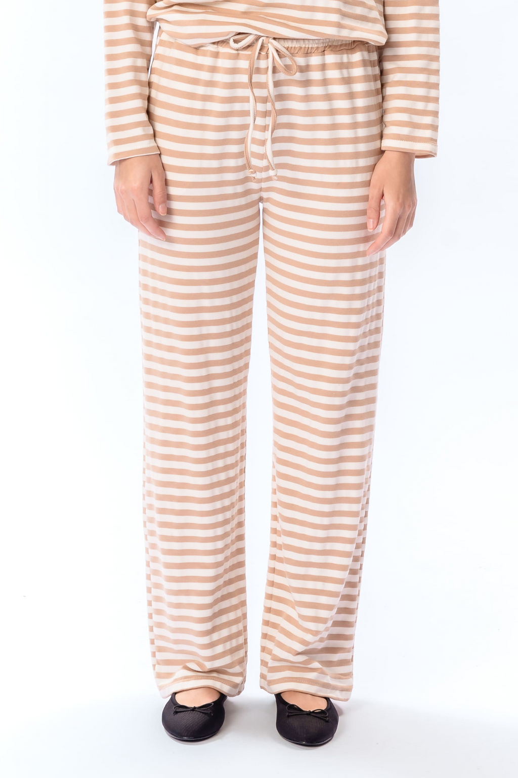 Strippet Bukser - Beige