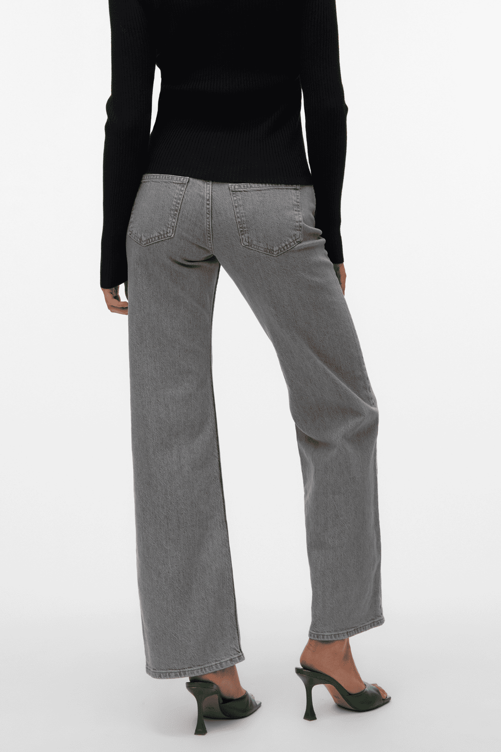 Alexis Low Waist Denim Jeans - Lysgrå Denim