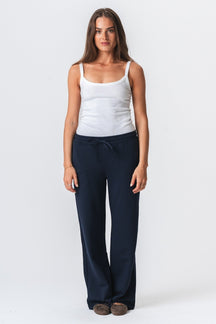 Sweatpants med Vidde - Marineblå