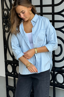 Relaxed Shirt - Lyseblå