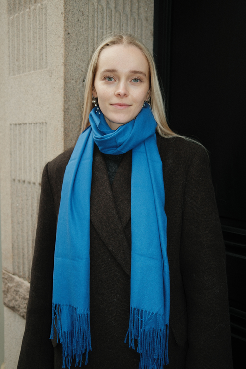 Sjal - Kongelig Blå