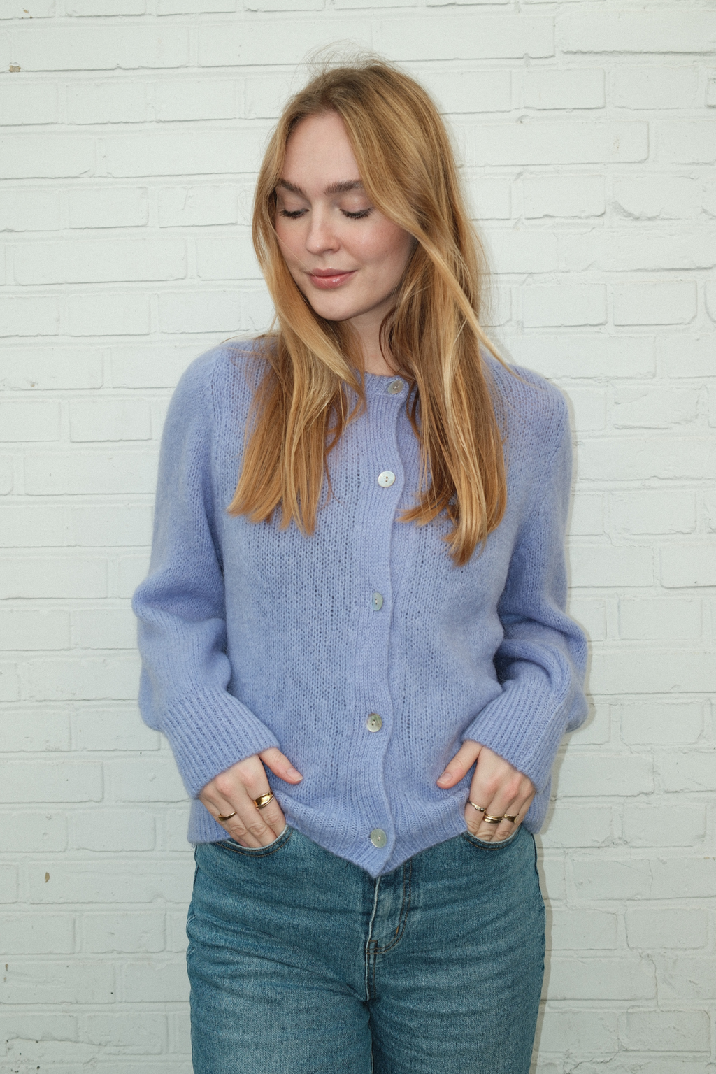 Anna Cardigan - Sky Blue