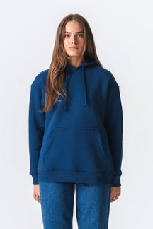 Stella Oversized Hoodie - Marineblå