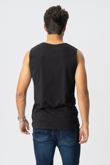 Sleeveless Tee - Sort