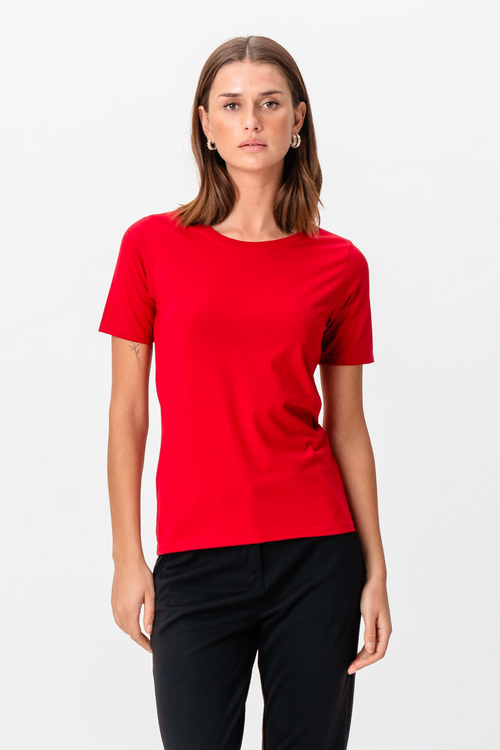 Basic T-shirt - Rød