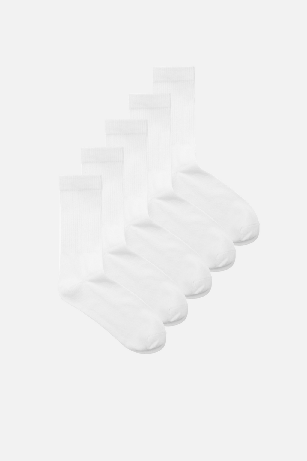 Sportsstrømper 5-Pak - Hvid