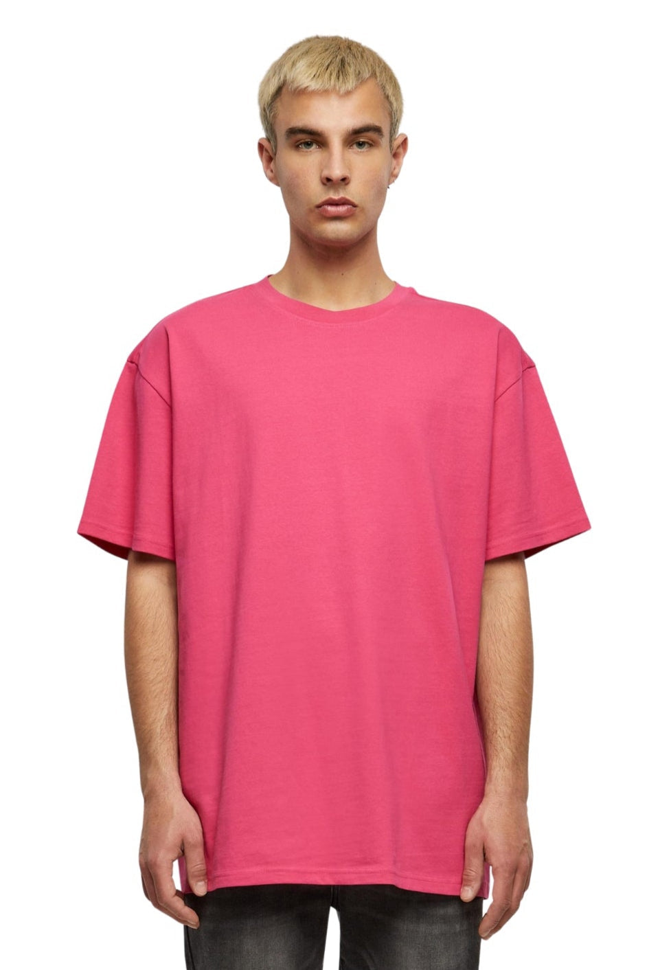 Heavy Oversized T-shirt - Hibiskus Pink