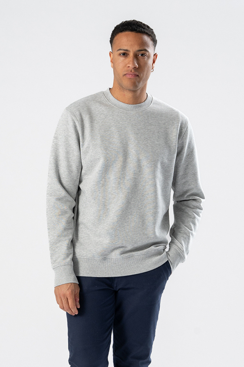 Sweatshirt Crewneck - Ask Grå