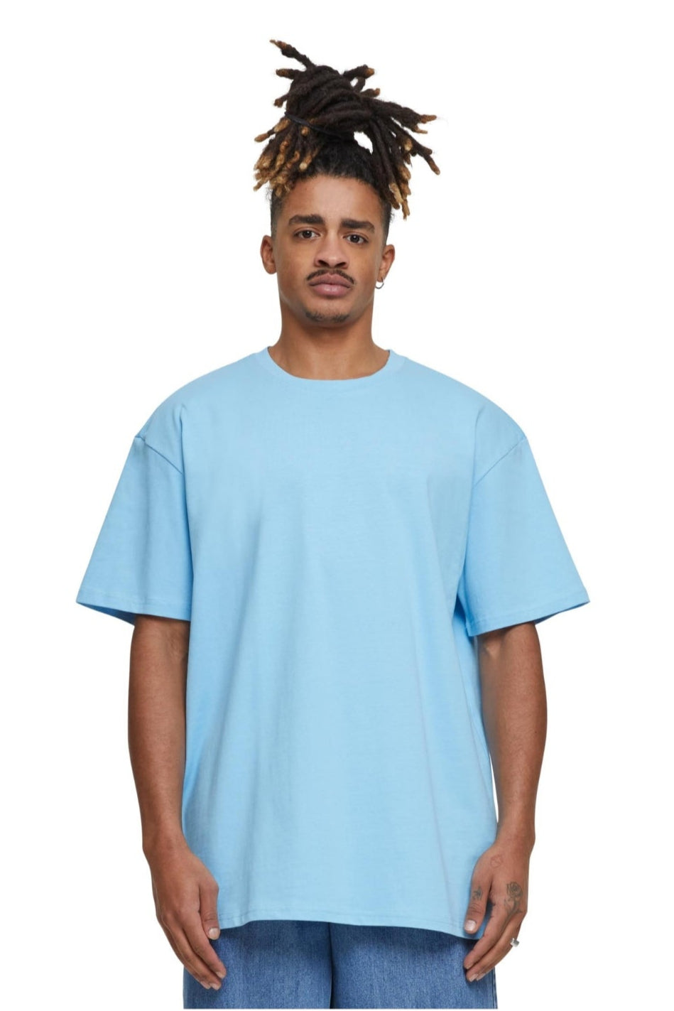 Heavy Oversized T-shirt - Baltic Blue