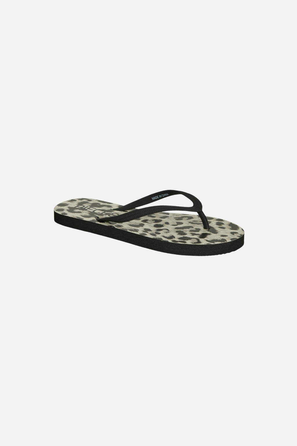 Flip Flop med Sommerprint - Sort Leo