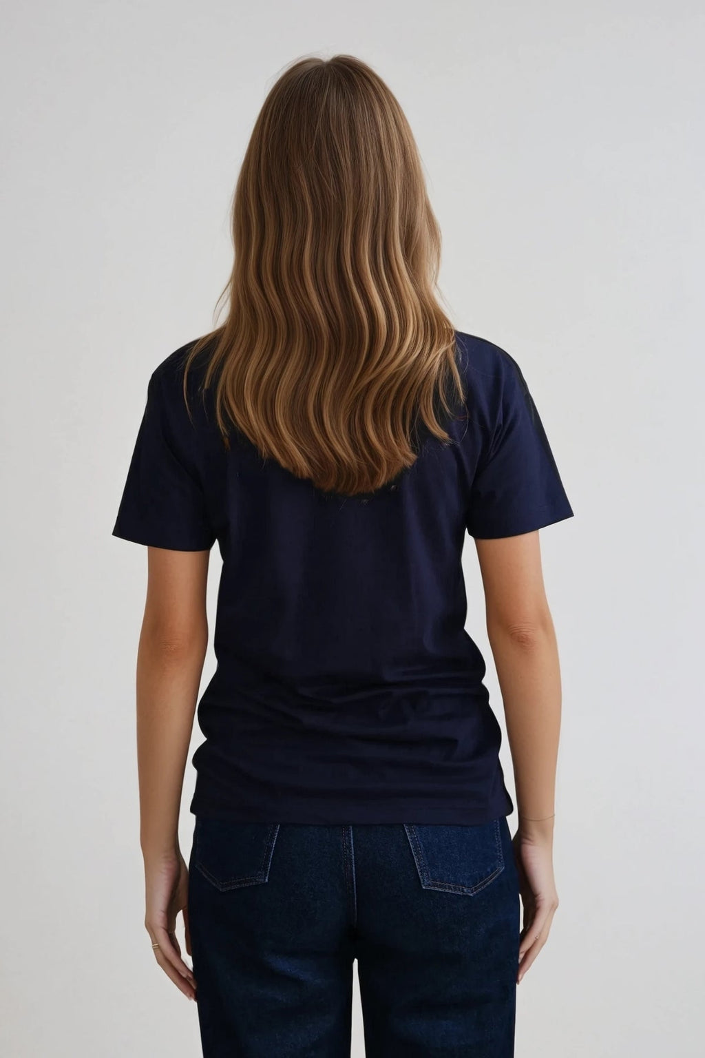 Basic Light T-shirt - Marineblå