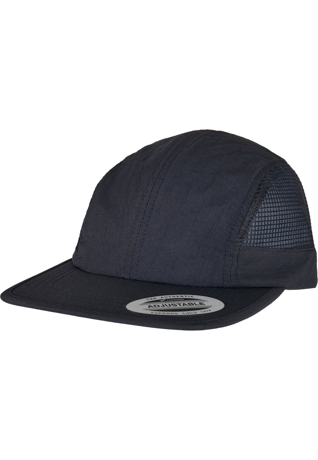 Nylon Snapback - Marineblå