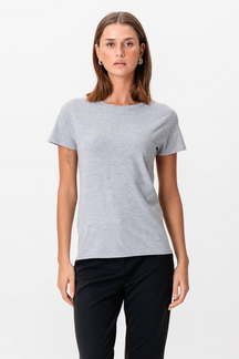 Basic T-shirt - Oxford Grå