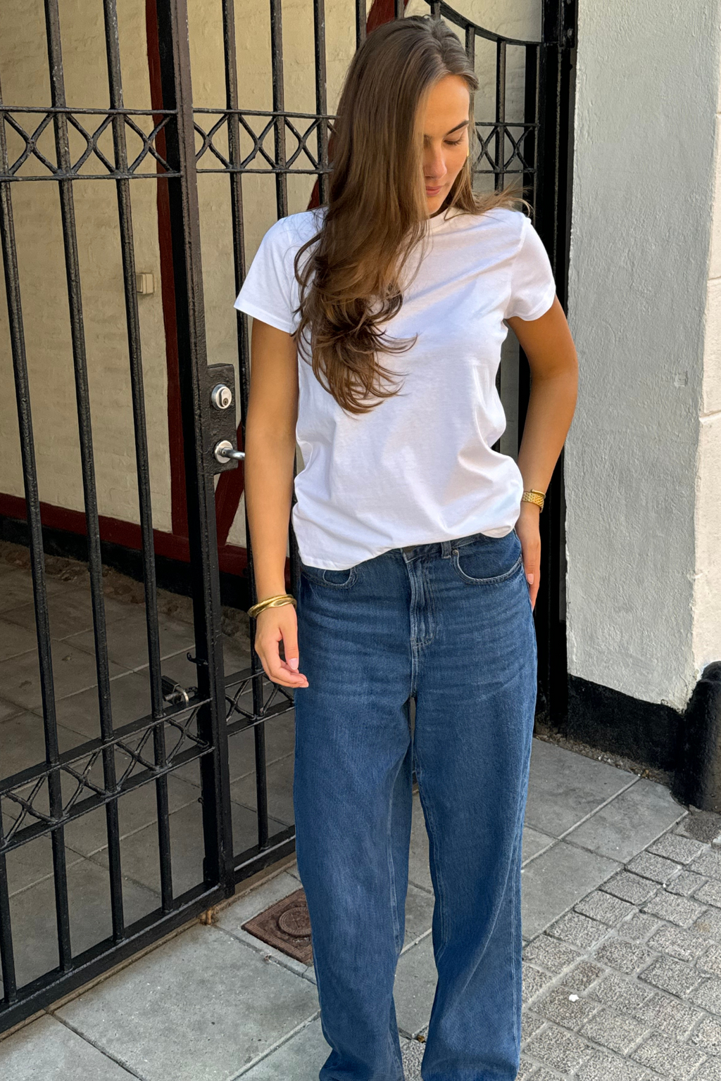 Basic T-shirt - Hvid