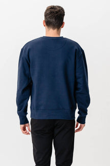 Heavy Crewneck - Marineblå
