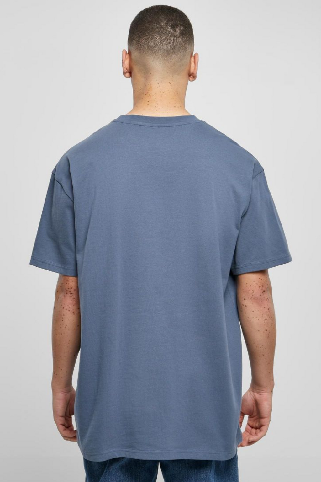 Heavy Oversized T-shirt - Vintage Blå