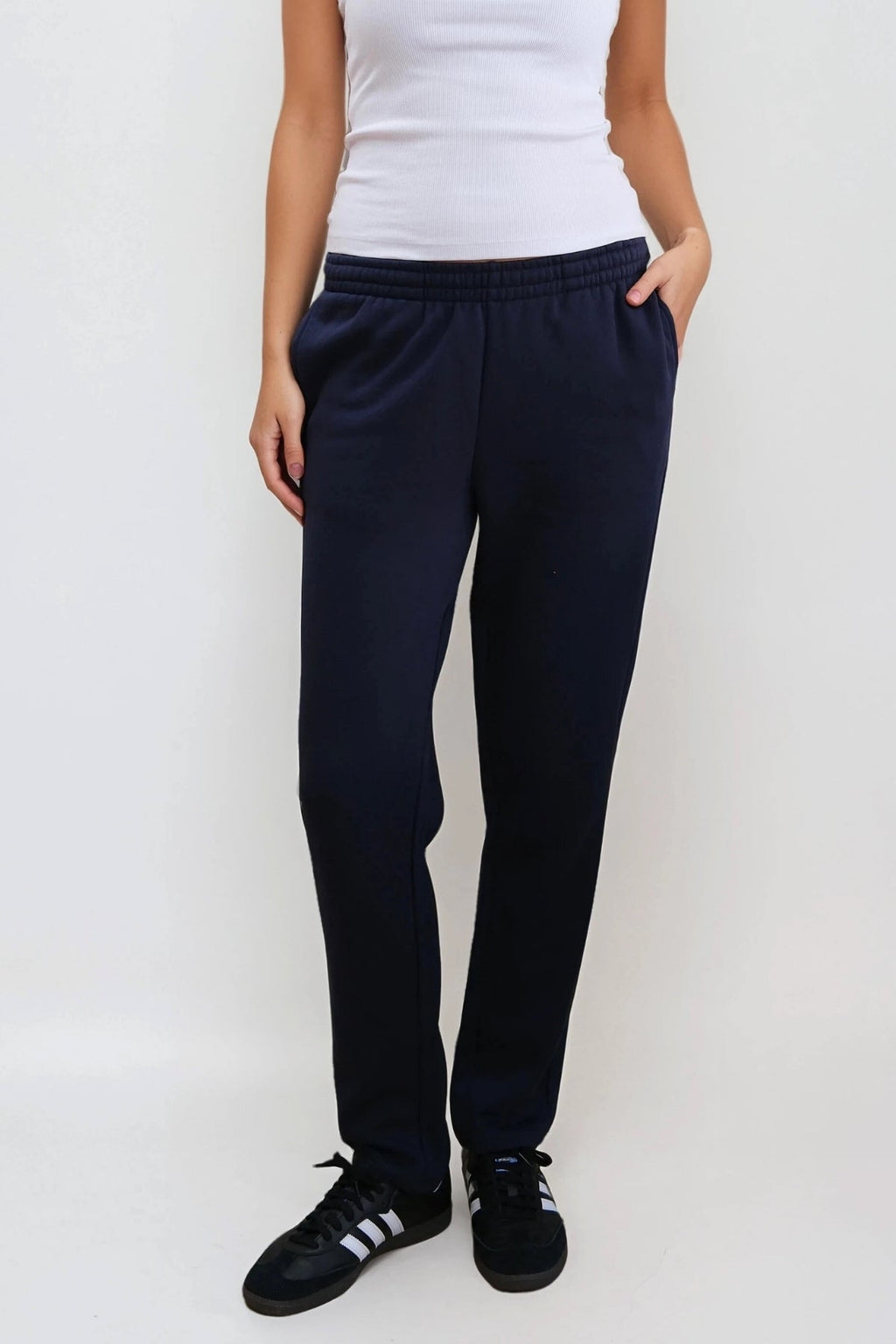 Essentielle Sweatpants - Marineblå
