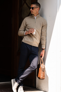 Sweatshirt Crewneck - Støvet Blå