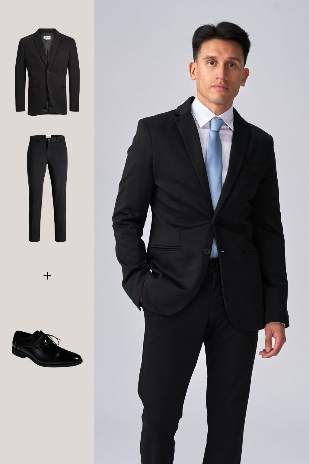 Stripped Langærmet Slim Fit - Grøn